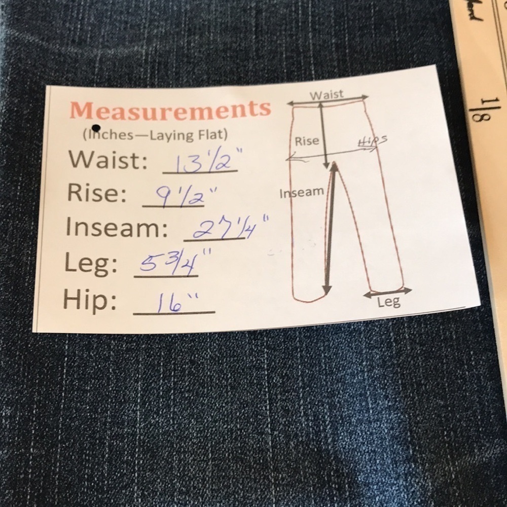 STYLE & CO. PETITE—TUMMY CONTROL—Women’s Blue Denim Jeans—Dark Stonewashed—Sz 4P - Picture 16 of 16